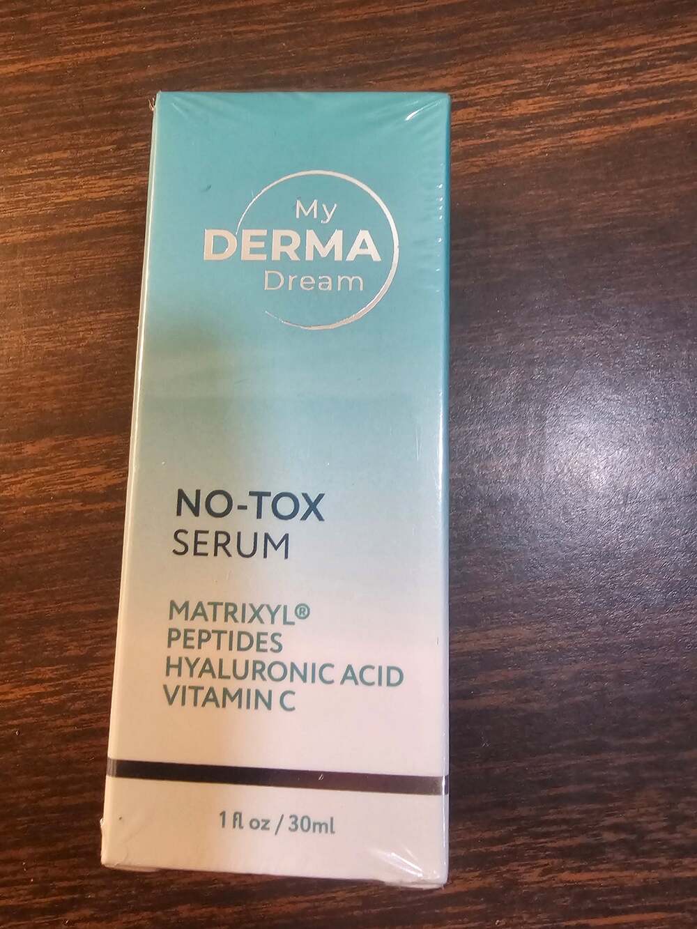 MY DERMA Dream NO-TOX Serum 30ml/1 Oz Matrixyl Peptides Hyaluronic Acid. Sealed
